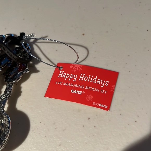 Ganz Happy Holidays 4 piece Measuring Spoon Set, NWT - Picture 7 of 8